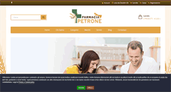 Desktop Screenshot of farmaciapetrone.com