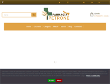 Tablet Screenshot of farmaciapetrone.com